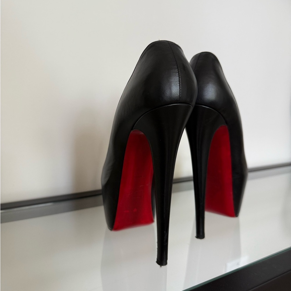 Black Louboutin daffodile platform - Picture 4 of 6